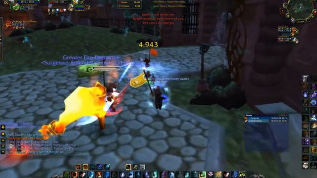 World Of Warcraft pvp Frost mage and Elemental shaman 2 vs 2 arena смотреть онлайн