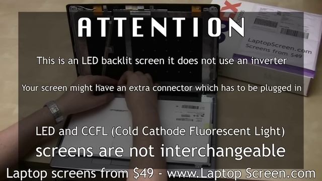 Laptop screen replacement, LCD screen replacement guide [ACER Aspire 5534] смотреть онлайн