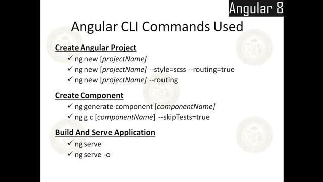 Angular8 Features - Create simple Angular 8 app using Angular CLI Commands