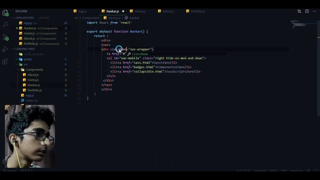 (SESSION 1) Building A Business Portfolio (Landing Page) With React JS - Coding Session - Episode 1