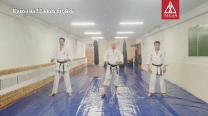 Кихон на 10 кю в стойке