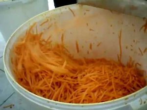 Машина нарезки соломкой моркови от РостПищМаш