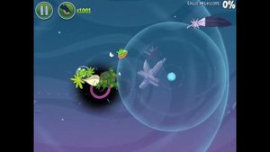 Angry Birds Space Fry Me to the Moon 3-5 Space Eagle Walkthrough