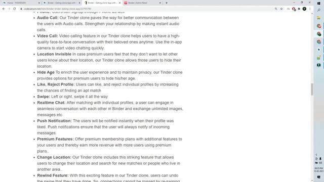 Make Tinder Dating App without coading || Binder Dating clone App with admin panel sourse code смотреть онлайн