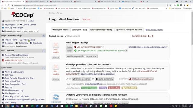REDCap Tutorial - Longitudinal And Repeating Forms