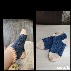 Мастер-класс!Носки крючком!Вязание крючком!