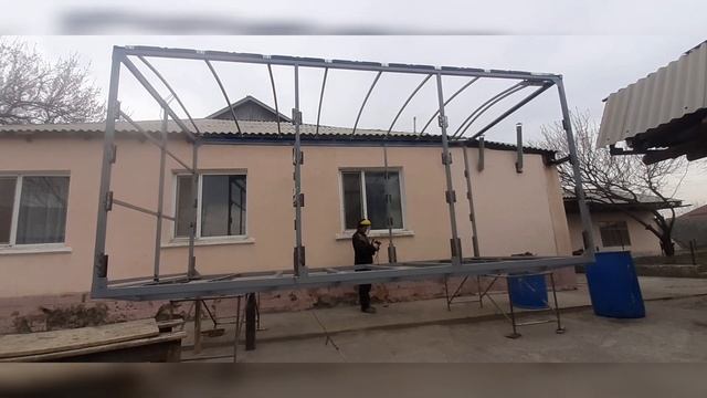 Газель 5,30 евро кузов жасау 15-ші бөлім.Сварим каркас евро кузова газель. смотреть онлайн