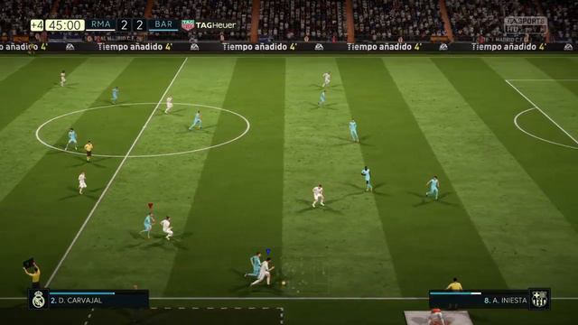 FIFA 18 Game play (Barcelona vs Real Madrid )LALIGA Gameplay Like Share And Subscribe смотреть онлайн