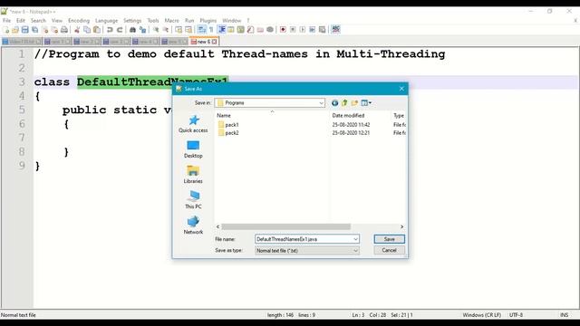 135. Default Thread Names in Multi-Threading || Multi-Threading in Java Programming