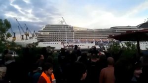 Гудок лайнера всех шокировал