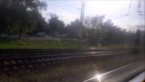 строительство мцд3 часть 16 (из окон электропоезда ЭД4М-0229).