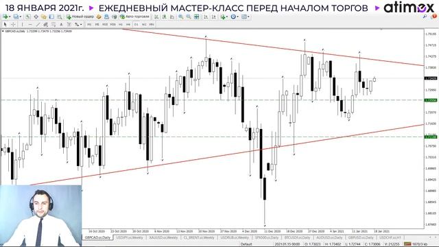Прогноз рынка форекс на  18.01 от Тимура Асланова
