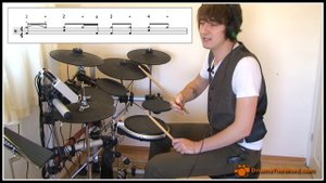 ★ Walk This Way (Aerosmith) ★ Drum Lesson | How To Play Drum Beat (Joey Kramer)
