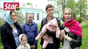 Крестины дочери Элины Камирен и Александра Задойнова