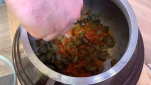 Рассольник "Ленинградский" в афганском казане!