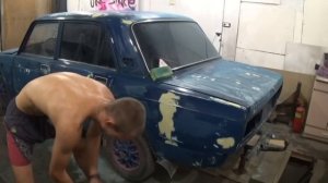 Подготовка к грунтованию авто