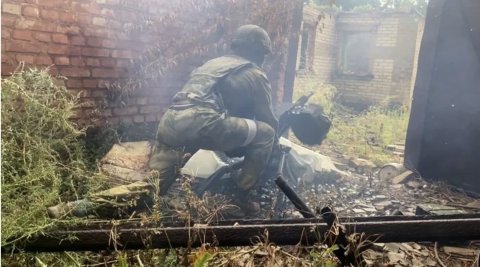 Российские военные ведут сражение за Марьинку — видео с передовой