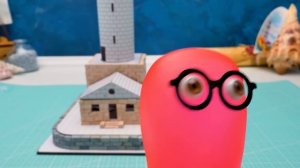 Самодельный маяк из мини-кирпичиков