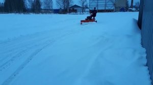 Мотоблок "Агат Т" с отвалом 130 см.