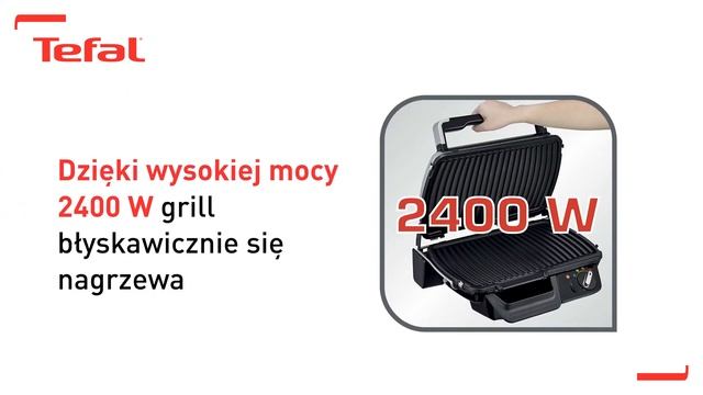GRILL (GC461) TEFAL - program lojalnościowy w Selgros 16.08-25.10.2018 смотреть онлайн