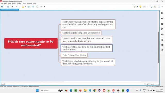 Which test cases needs to be automated (Selenium Interview Question #128) смотреть онлайн