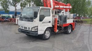 Японский автобетононасос 14м, Isuzu Elf 2006 года