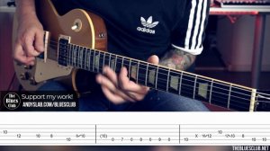TEXAS BLUES ROCK Guitar Solo with TABS