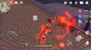 Геншин Импакт все персонажи и их ульта и атаки. #genshinimpact #геншинимпакт