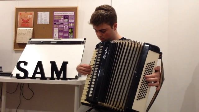 "The Tip Top Polka" - accordion cover by Sam Bateman смотреть онлайн