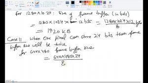 Numerical of Frame buffer in Computer Graphics Hindi|Apurva Vashist