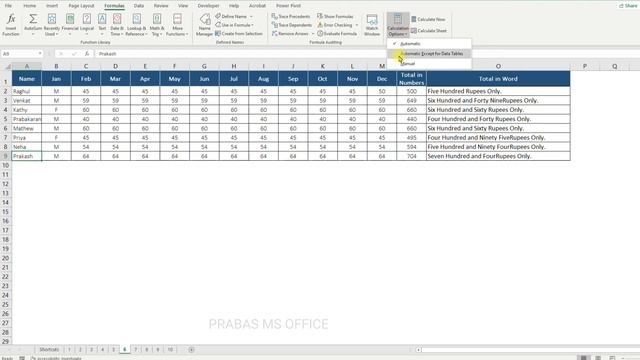 Top 10+ Excel Shortcuts that you must aware while Creating Formulas in Tamil | Prabas MS Office