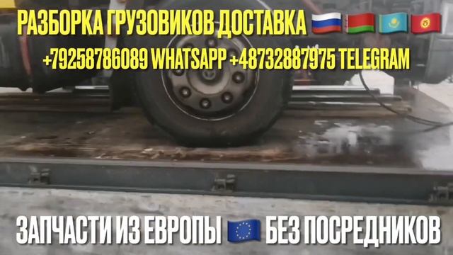 27.01.22 Польша Отправка 5 шасси на Беларусь VOLVO FLC IVECO EUROCARGO Разборка грузовиков