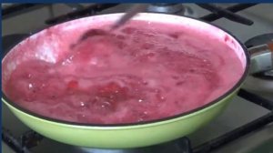 жареное малиновое варенье- заготовка на зиму-почти джем