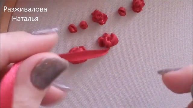 МК. Розы из узкой ленты. Разные способы. Roses from a narrow ribbon. Different ways. Step by step.