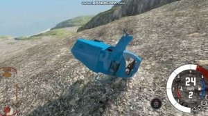 beamNG.drive машины падают с горы