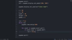 Разработка игр на Python 3 с PyGame / #2 - Движение игрока