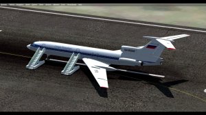 Ту-154 для Prepar3D. Анимация трапов