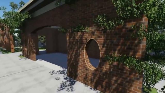 Ландшафт 3D визуализация: моделирование ландшафта частного дома