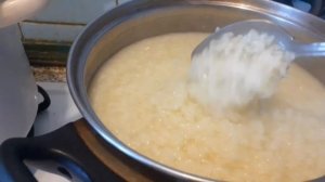 Готовлю гороховый суп, рис и салат из кальмара