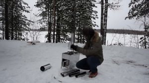 Печка для мобильных походных бань "СИБТЕРМО" (дровяная)