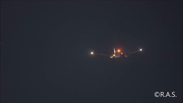 Night takeoffs on RWY 16R at Rome Fiumicino Airport FCO/LIRF. смотреть онлайн
