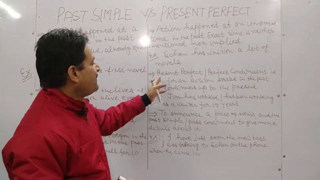 PAST SIMPLE v/s PRESENT PERFECT смотреть онлайн