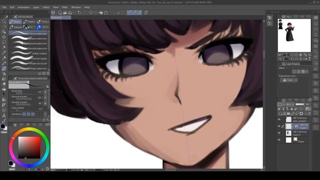 [speedpaint] drawing my OC in DanganRonpa style! смотреть онлайн