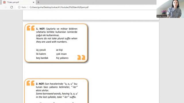 Турецкий с нуля. "Множественное число". Урок №5 смотреть онлайн