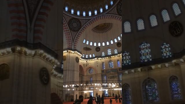41. Мечеть Сулеймание ?? внутри  #турция #стамбул #путешествия #2022