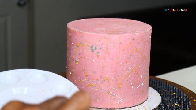 SPLATTER CAKE - HOW TO DECORATE A CAKE FOR BEGINNERS