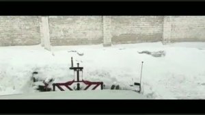 видео снегоуборщик