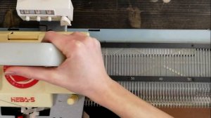 Нева 5. Наборный ряд с открытыми петлями. Начало вязания