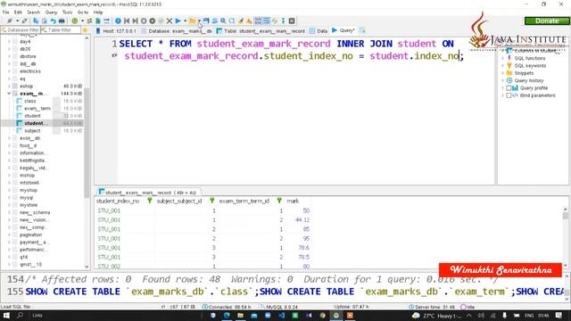 Data Base Task 28 | Use MAX SQL Functions and INNER JOIN | 1st Year | Java Institute