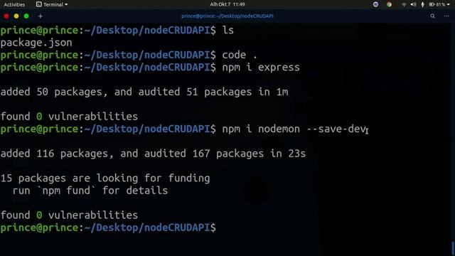 NodeJS and ExpressJS CRUD API w/ MongoDB |  Project Setup